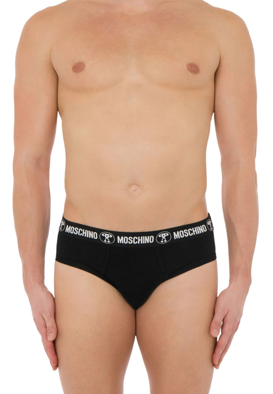slip moschino uomo nero