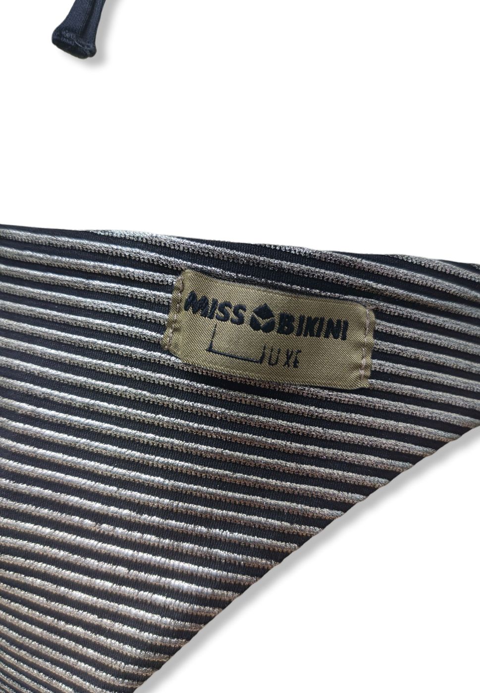 bikini triangolo miss bikini linee oro