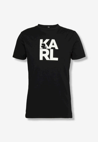 t-shirt karl lagerfeld black logo