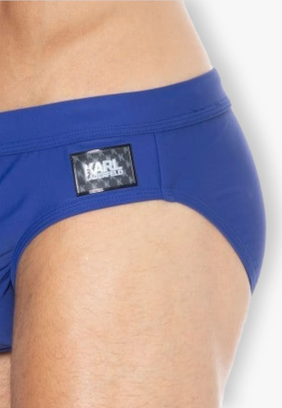 slip karl lagerfeld blu side logo