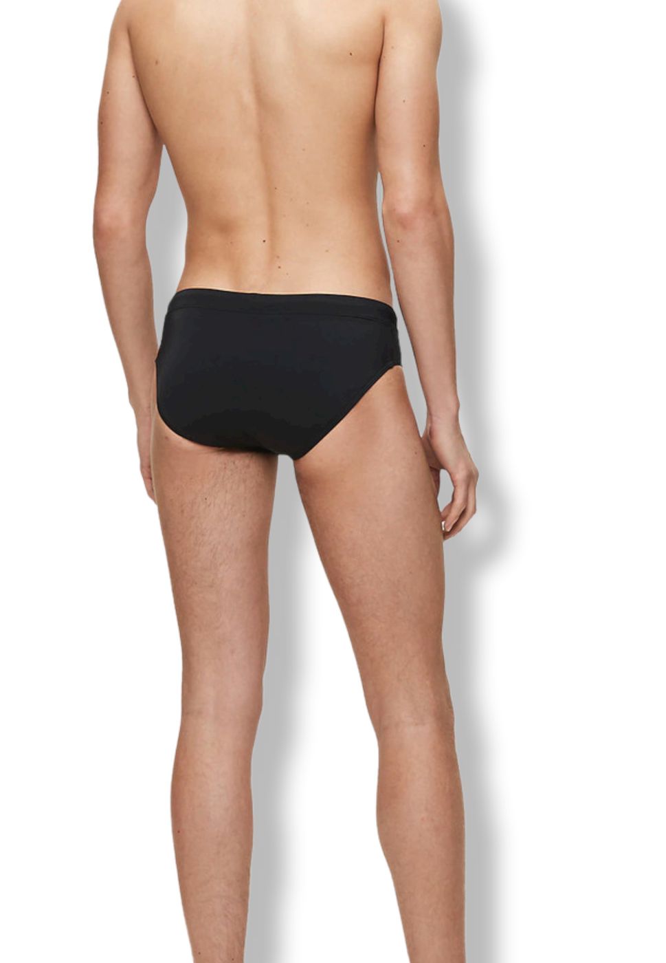 costume slip calvin klein nero side logo