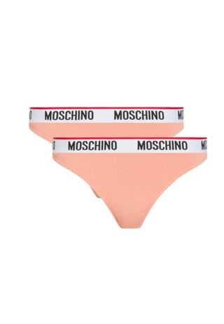 2 Slip - Moschino -donna - 2pack - logo classic Moschino