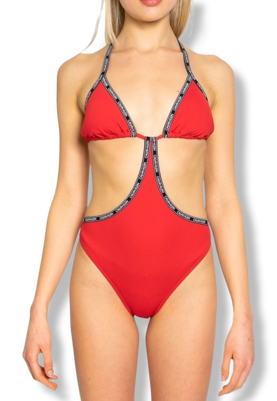 costume trikini calvin klein rosso