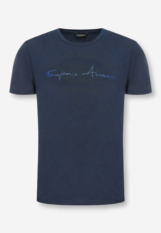 t-shirt emporio armani blu