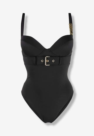 One Piece Swimsuit - Moschino -gold buckle