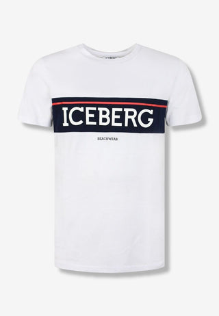 t-shirt iceberg white lettering