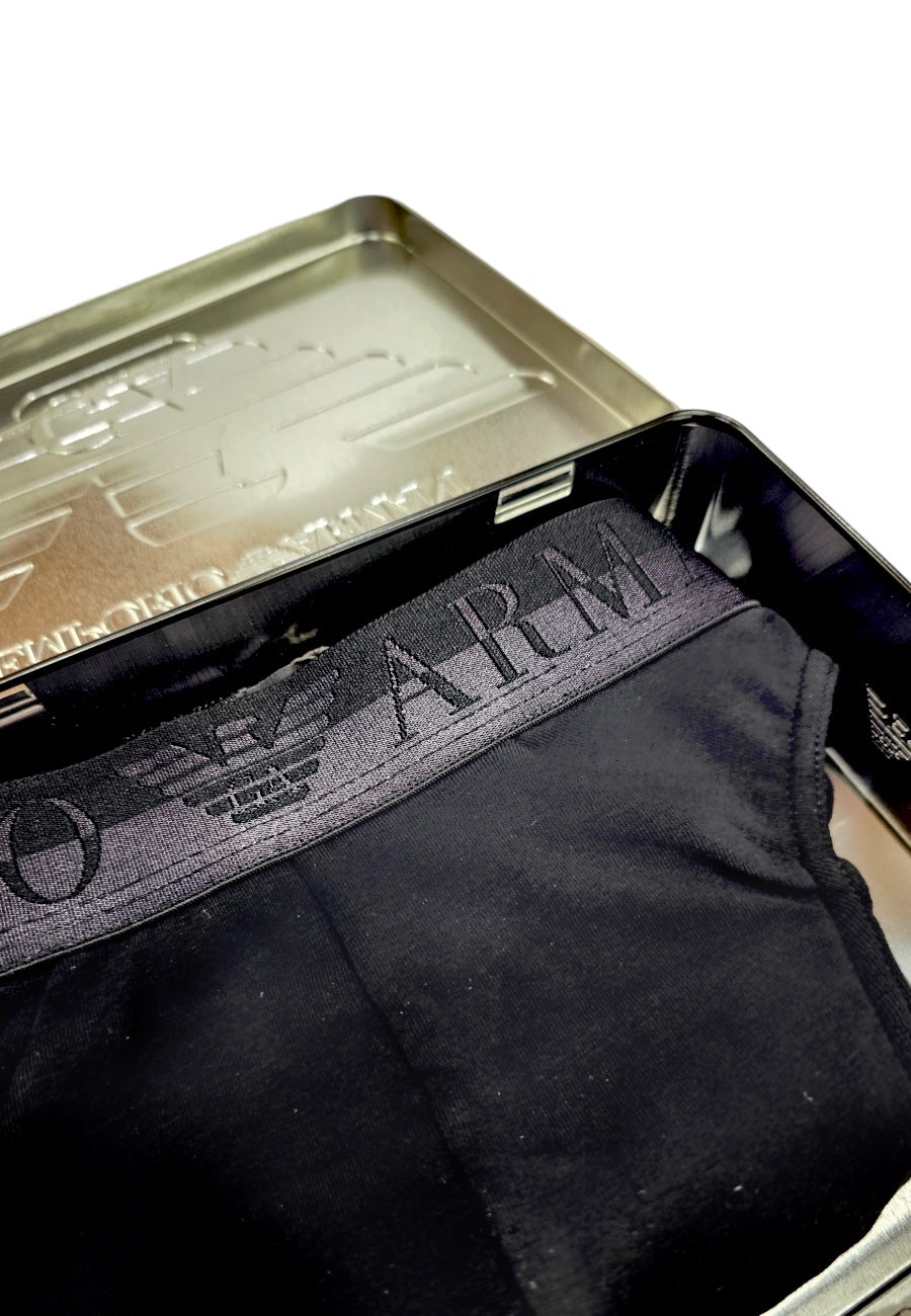 black slip armani