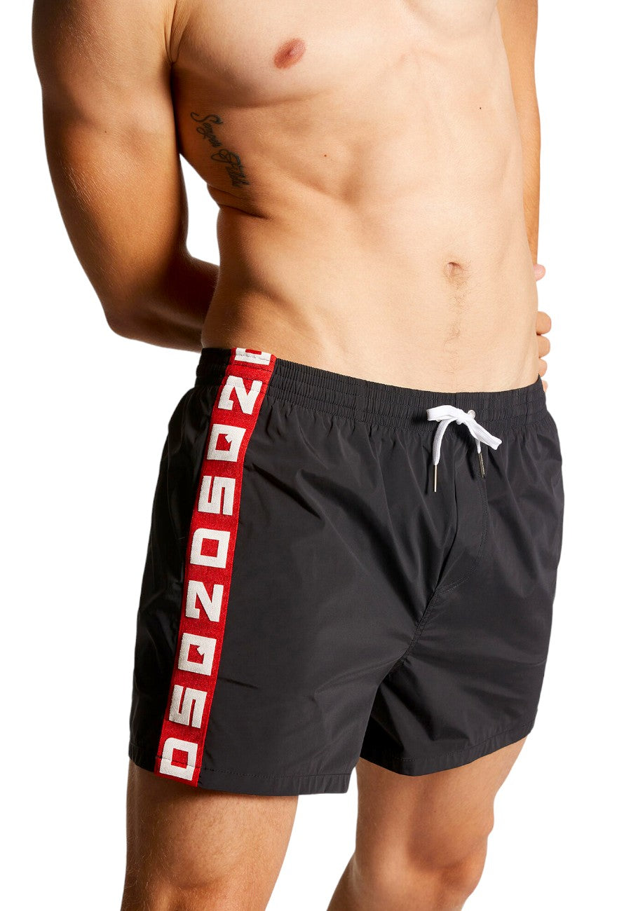 Dsquared pantaloncino bande logate