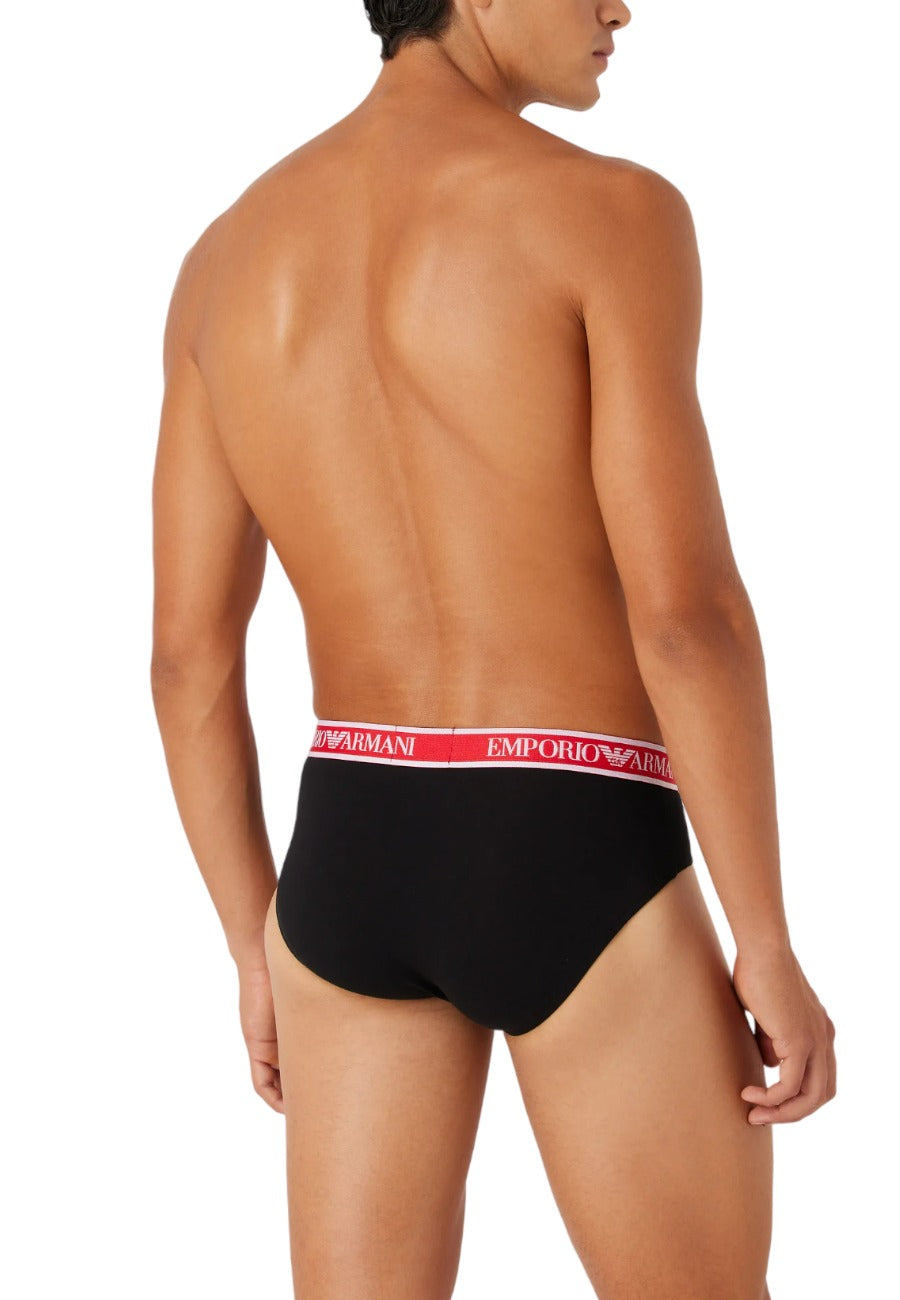 3pack slip armani black