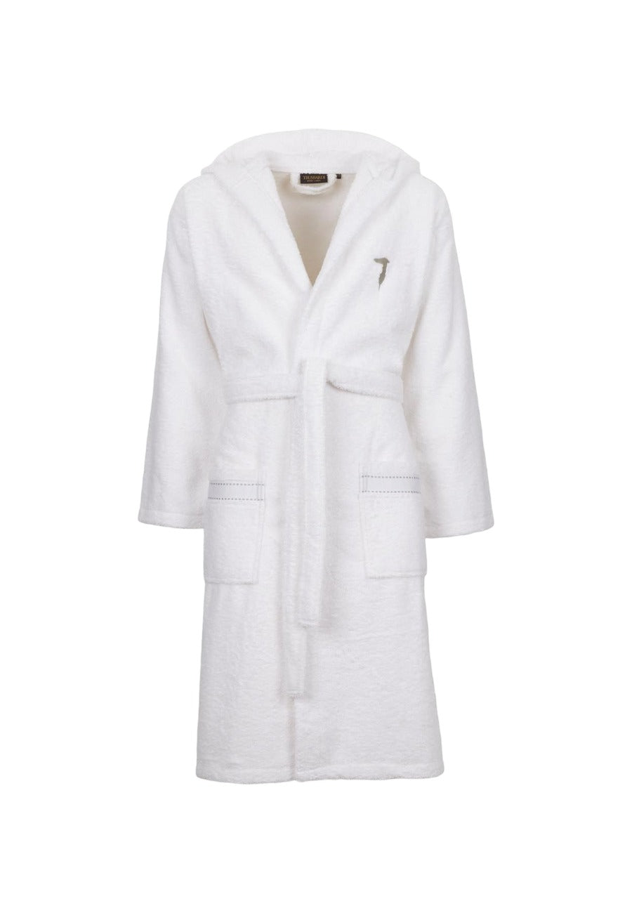 accappatoio trussardi bianco