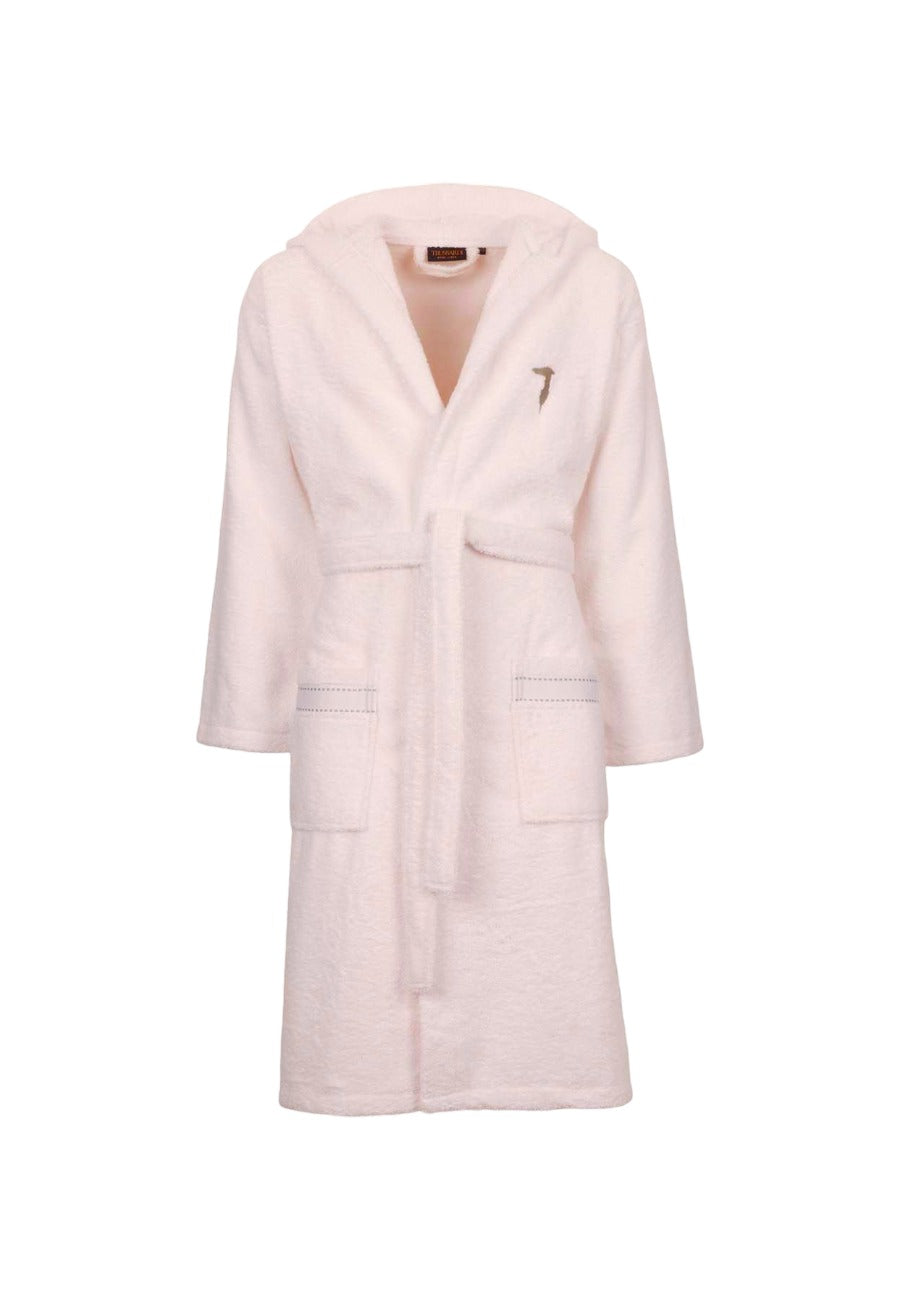 accappatoio trussardi rosa