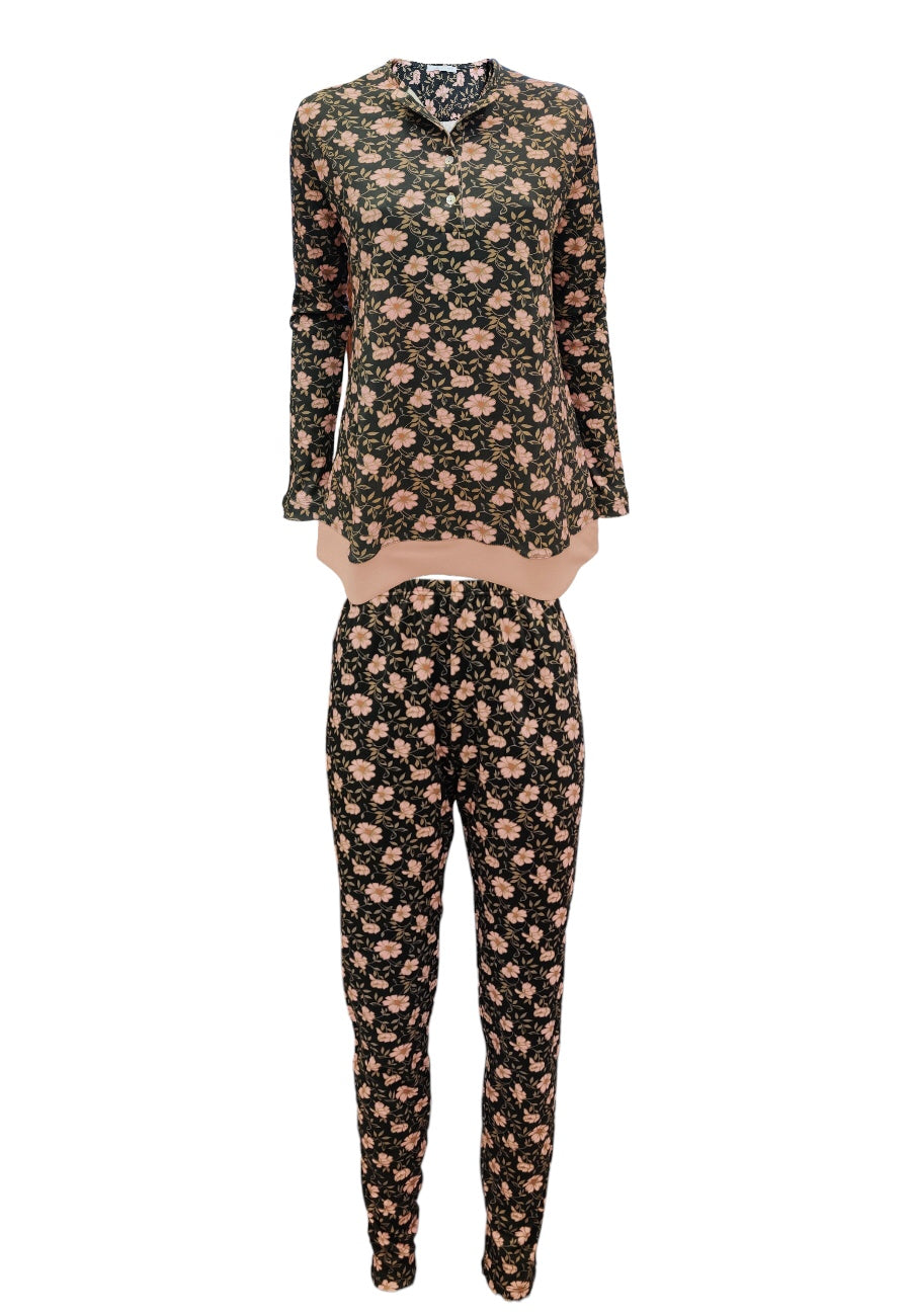 pigiama donna fantasia fiori