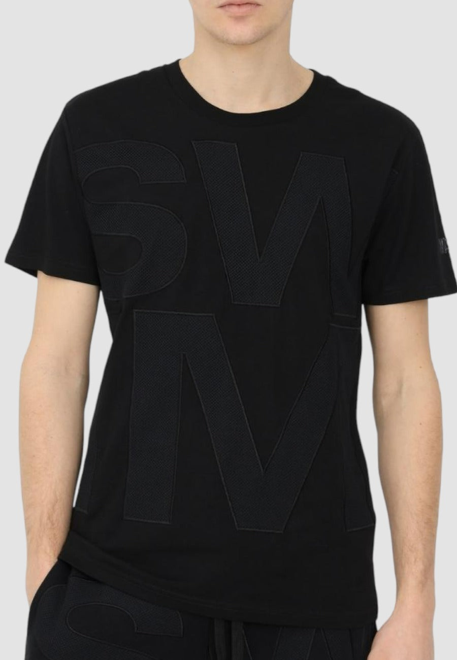 t-shirt uomo moschino black