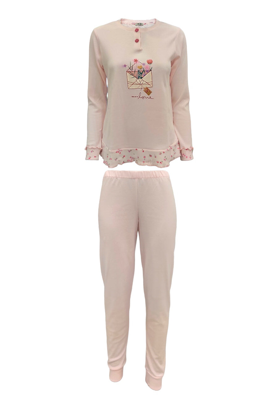 Amadine pigiama fiori donna