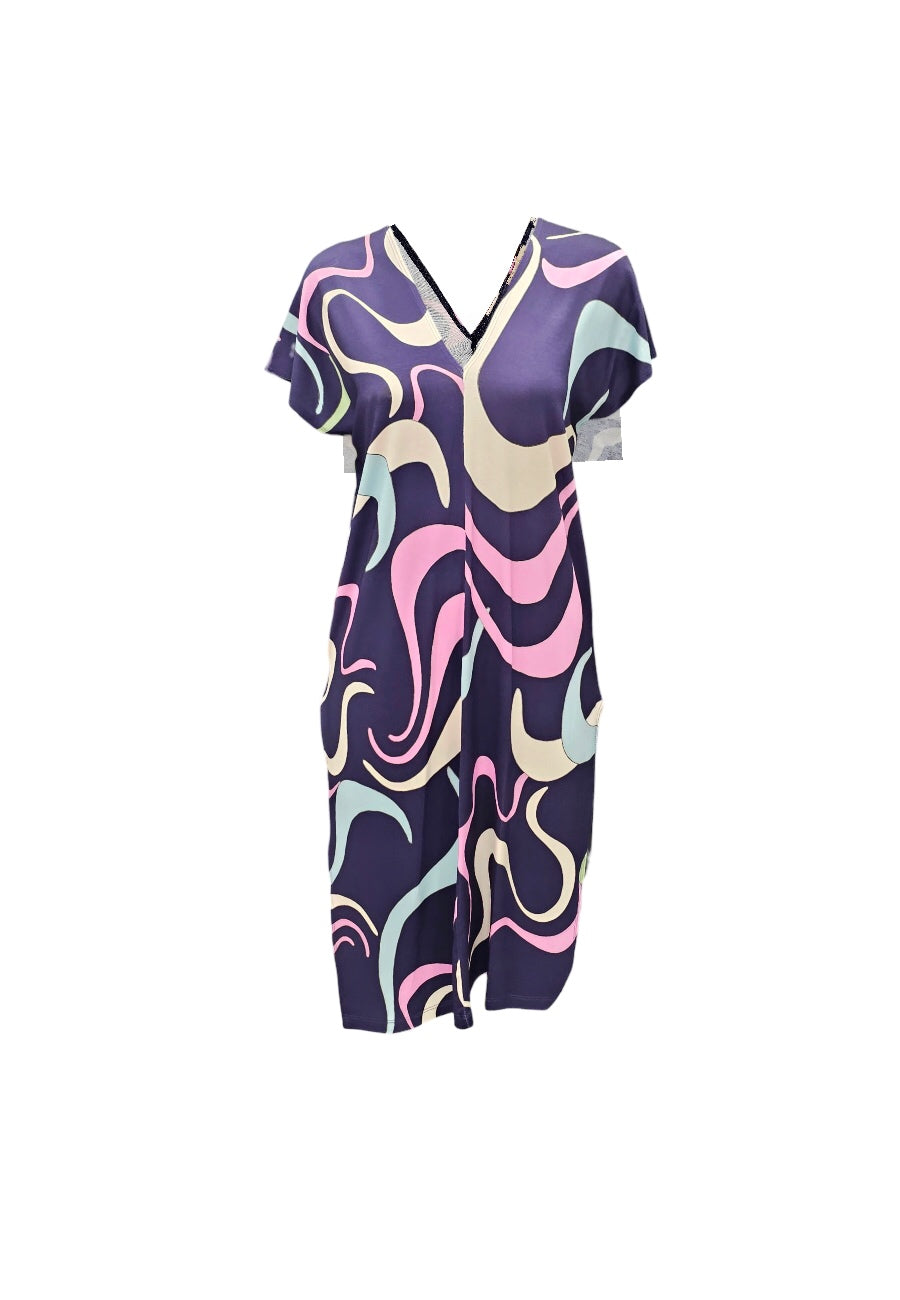 Kleid - Leicht zu tragen - Damen - Schlitz