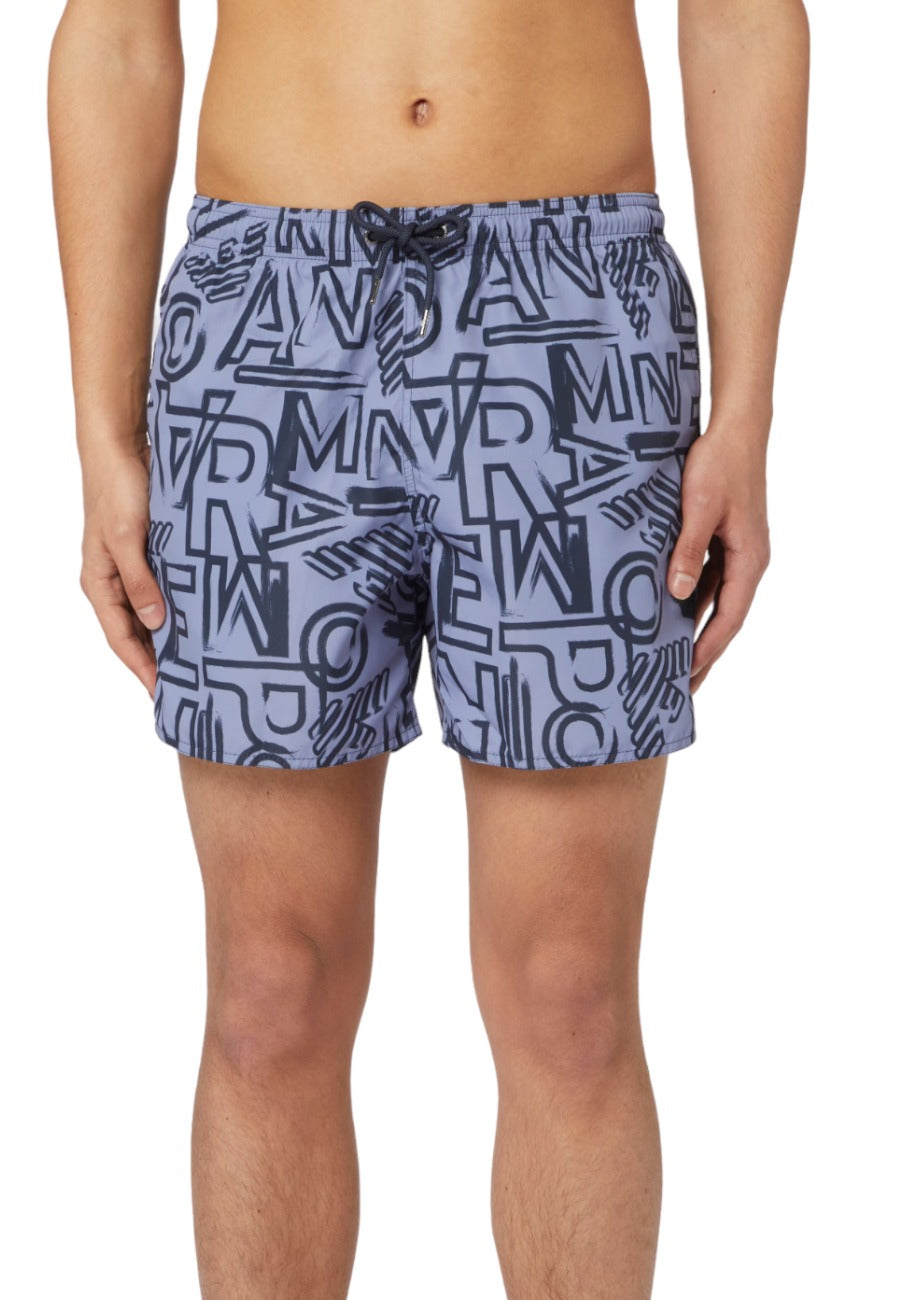 costume da bagno armani outlet blu