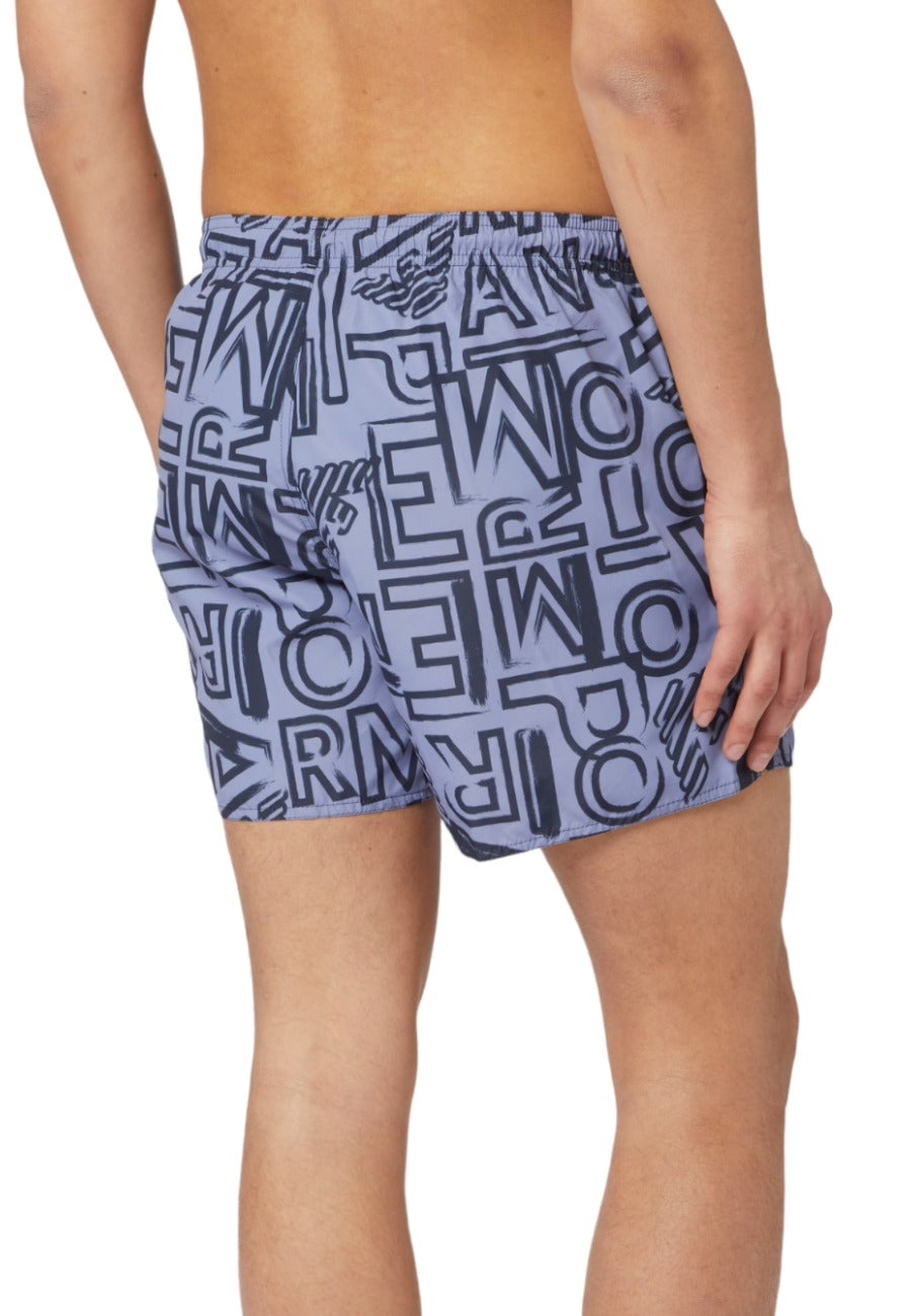 costume da bagno armani outlet blu mare