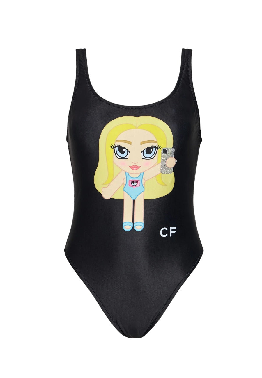 intero ferragni  nero outlet