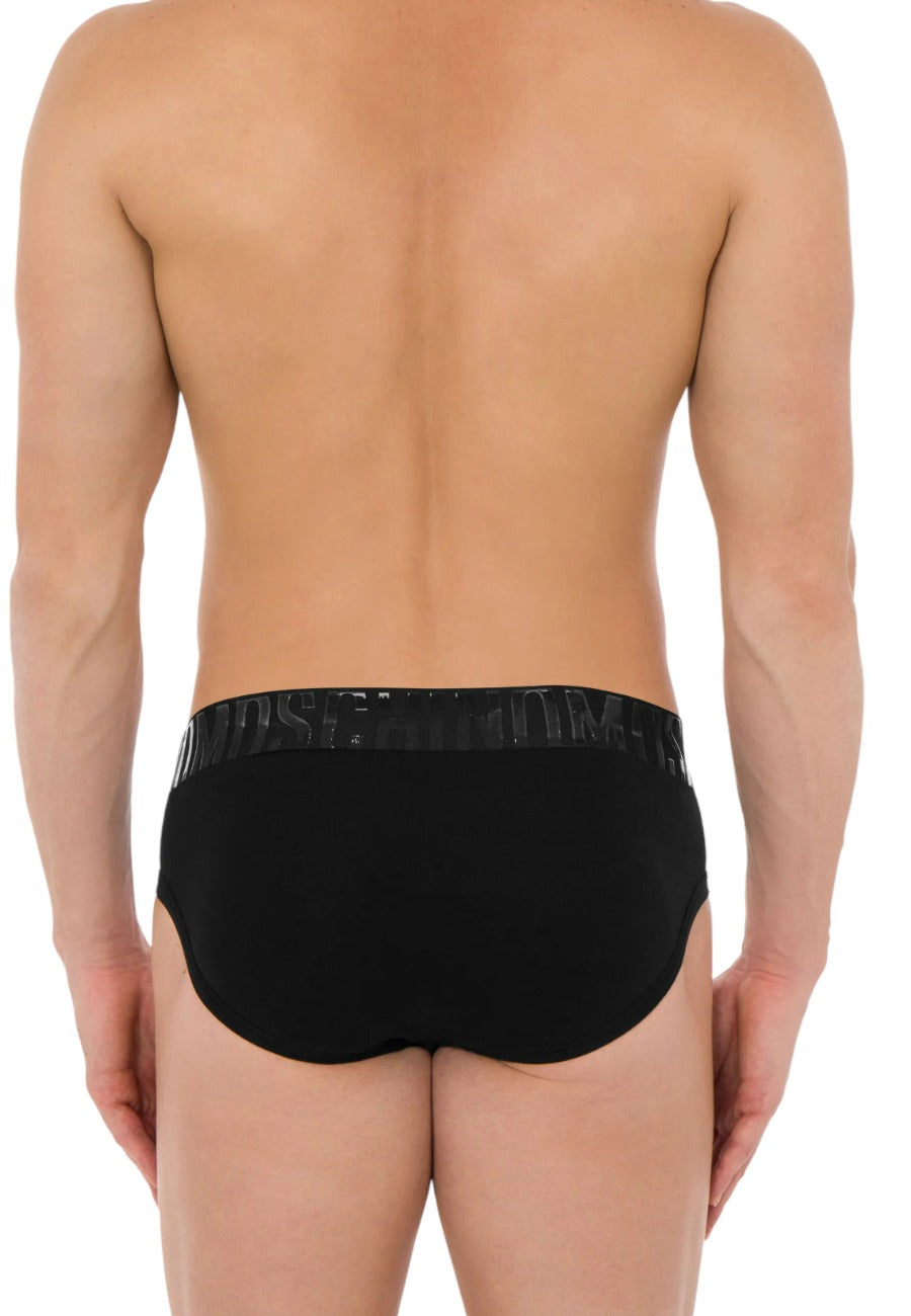 moschino uomo slip nero