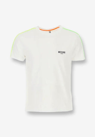 t-shirt moschino uomo fluo lines