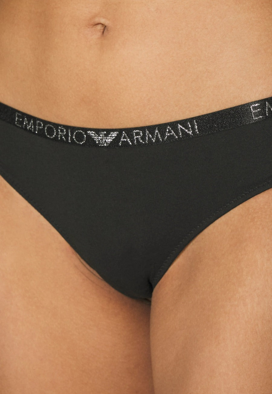 2er-Pack brasilianische Slips – Emporio Armani – Bandlogo
