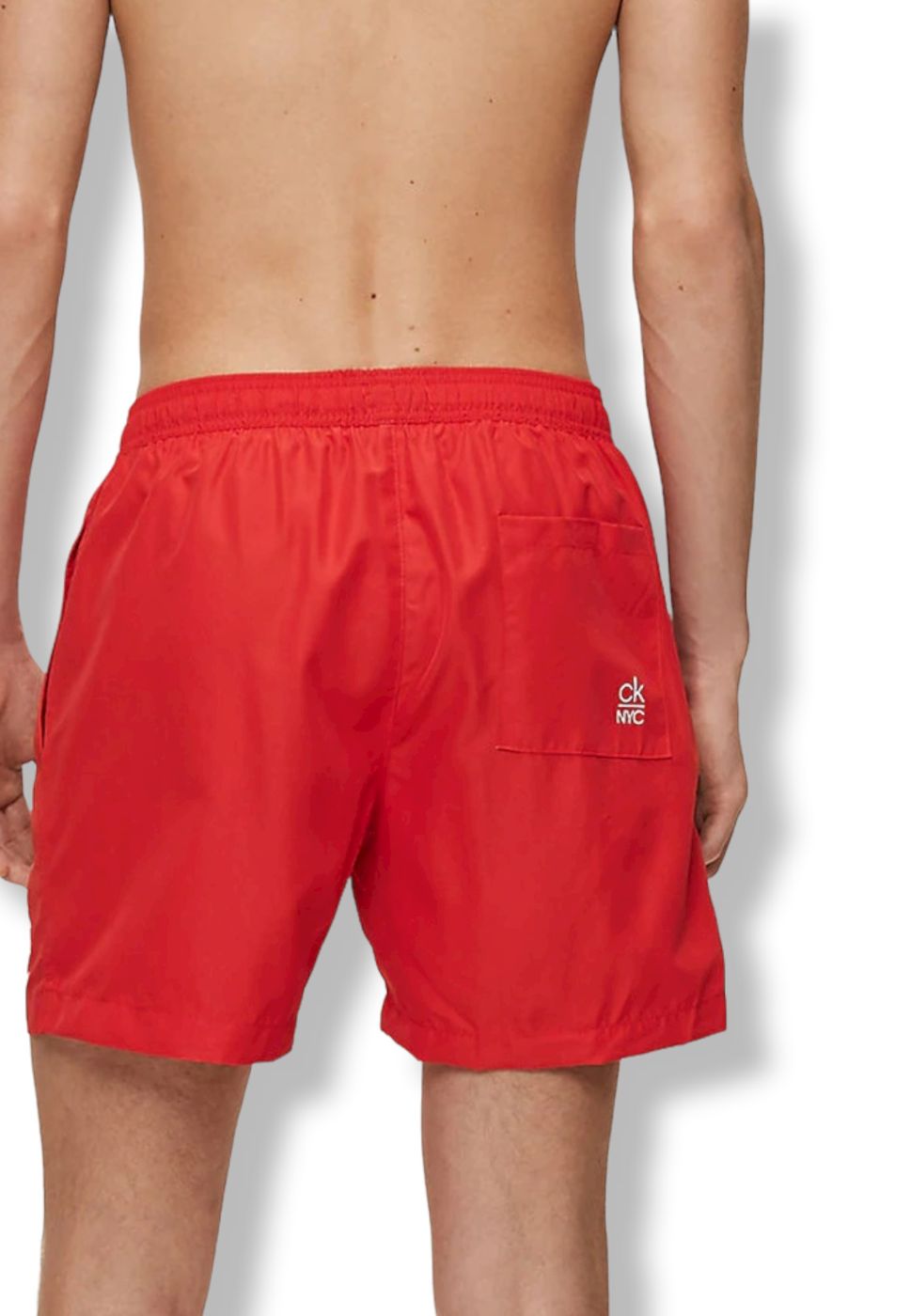 outlet costume rosso calvin klein saldi