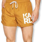 outlet pantaloncino mare karl lagerfeld marrone