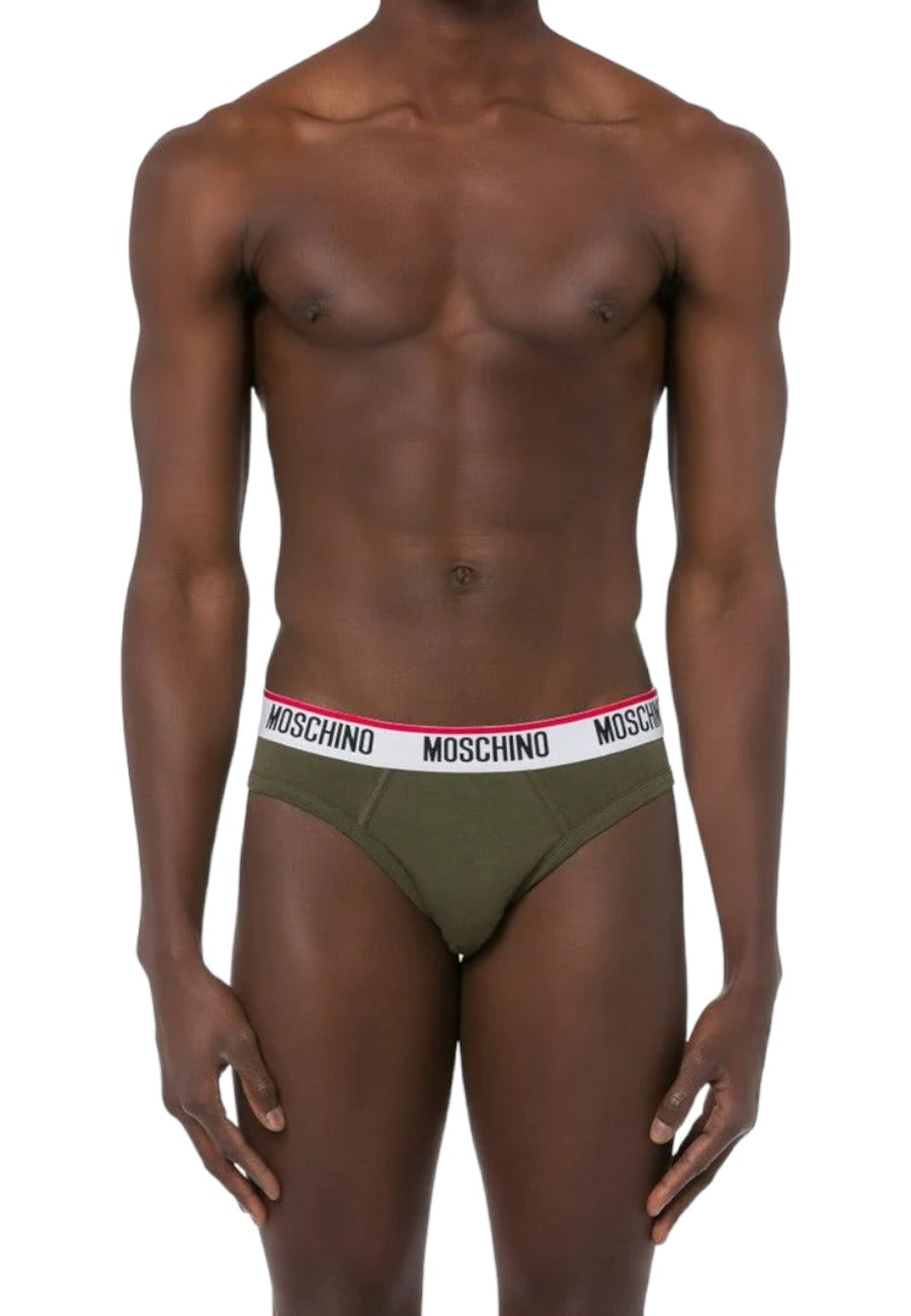 2pack slip moschino uomo green