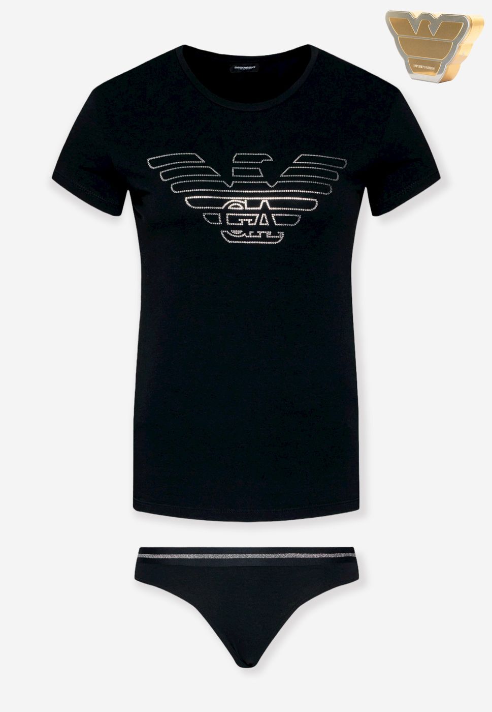 Set - Emporio Armani - t-shirt+slip - gift box