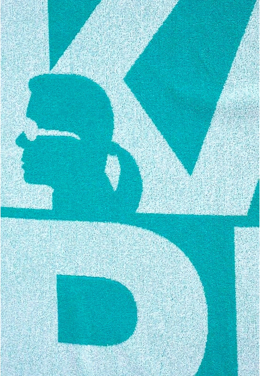 telo mare karl lagerfeld turchese