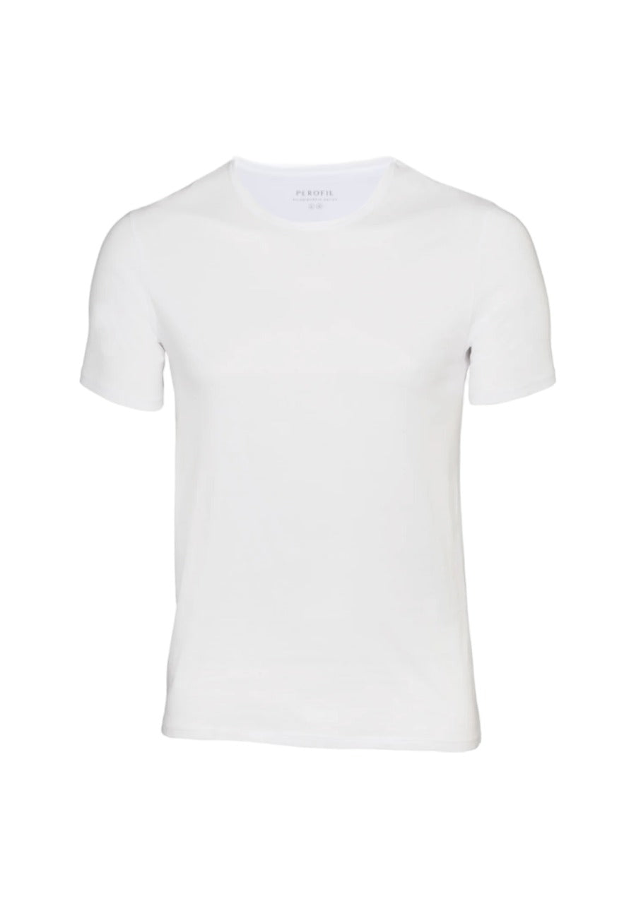 t-shirtb white perofil uomo