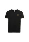 t-shirt nera moschino uomo gold bear